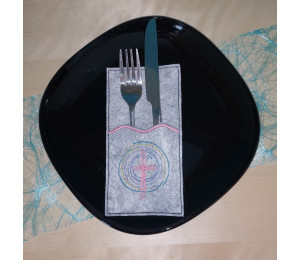 Stickserie ITH -  Besteckhüllen christliche Motive in zwei Größen